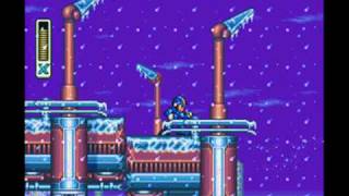 Megaman X3 PSX music blizzard buffalos stage [upl. by Ronyar285]