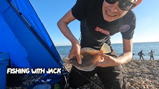 Birthday weekend fishing  Fishing With Jack  UK Sea fishing  UK Beach Fishing [upl. by Anailuj]