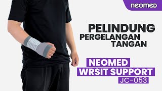 Penyangga Pergelangan Tangan Neomed JC053 Wrist Support [upl. by Anivahs]