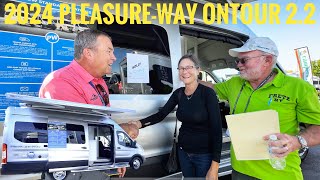 2024 PLEASUREWAY ONTOUR 22 WALKTHROUGH AT HERSHEY RV SHOW BY CINDY PENNSYLVANIA [upl. by Acillegna]