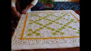 How to baste a quilt with safety pins  Quilting Tips amp Techniques 086 [upl. by White]