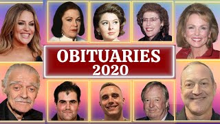 Famous Faces Who Passed Away in 2020 Part 02 OBITUARIES TV [upl. by Aicelf]