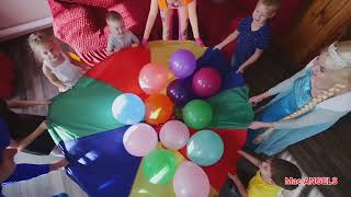 Mr Parachute Song  Amazing Activity for Kindergarten amp PreSchool [upl. by Plantagenet464]