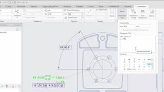 Creo 40  2D  3D Detailing Improved Dimension Text in Drawings [upl. by Alice]