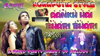 AANKH HAI BHARI BHARI NEW MIX KEMTA KORAPUTIA SONG K BAND PARTY VOLGS 💪🥁🔥 [upl. by Peckham44]