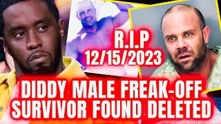 BREAKINGDiddy MALE FreakOff Survivor Jonathan Oddi Found DELETED 12152023DAYS After Video PROOF [upl. by Sinnej]