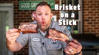 Huge Beef Ribs on Blackstone Pellet Grill Combo [upl. by Odnalref422]