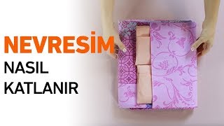 Pratik Nevresim Katlama Yöntemleri  Nevresim Nasıl Katlanır [upl. by Alimhaj]