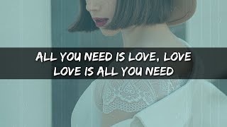 The Beatles  All You Need Is Love  lyrics [upl. by Carine]