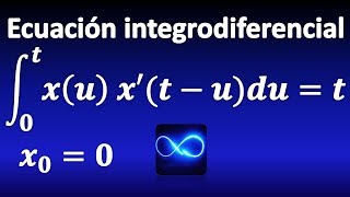 304 Ecuación integral  diferencial mediante convolución y Laplace [upl. by Fleeman23]