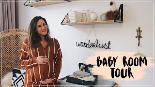 Mega BABYKAMER TOUR in bohémian  wanderlust thema  ZWANGER  Anne de Buck [upl. by Leay967]