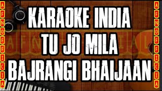 TU JO MILA OST BAJRANGI BHAIJAAN KARAOKE  MUSIK NO VOCALVERSI AUDREY BELLA [upl. by Nwahsor]