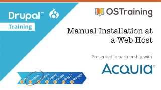 Drupal 8 Beginner Lesson 7 Manual Installation at a Web Host [upl. by Ardnuhsor]