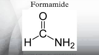 Formamide [upl. by Christiana]