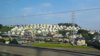 東海道新幹線 新横浜→小田原間 手持ち車窓＆GPS速度測定 [upl. by Wightman424]