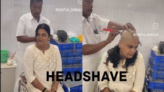 Tirupati headshave vlog  Indian girl full headshave  Razor shave  temple headshave  headshave [upl. by Sine]