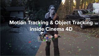 Motion Tracking amp Object Tracking inside Cinema 4D [upl. by Sokin]