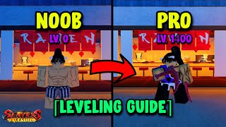 Leveling Guide NOOB TO PRO In Slayers Unleashed [upl. by Emil927]