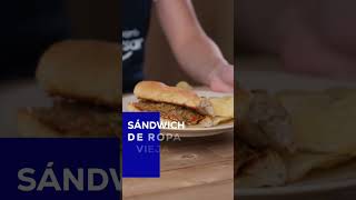 Sándwich de ropa vieja de Hogar Universal  ¡El sabor de la tradición [upl. by Marquet]