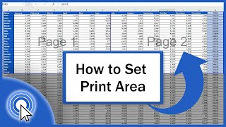 How to Set the Print Area in Excel Step by Step [upl. by Levon674]