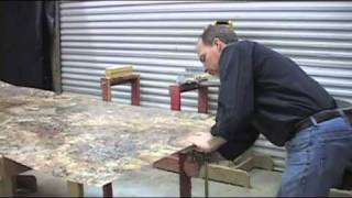 DIY Laminate Countertop and Bevel Edge Trim [upl. by Ahrat]