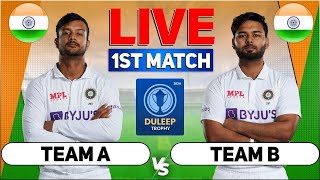 INDIA A vs INDIA B LIVE MATCH  DAY 1  Duleep TROPHY 2024  Rishabh Pant  Shubman Gill  LIVE [upl. by Aisanat]