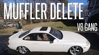 V8 MUFFLER DELETE LEXUS SC400 [upl. by Zoes712]