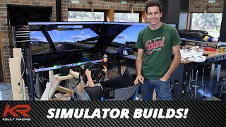 Rick Kelly upgrades his Supercars Eseries racing simulator Part One  Kelly Racing [upl. by Esdnil844]