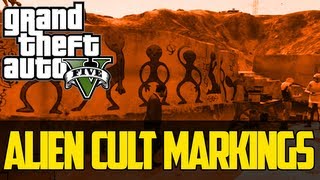 GTA V Easter Eggs Glitches amp Secrets  023 Alien Cult Markings [upl. by Agretha]