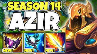 NEW ITEMS MAKE AZIR BROKEN IN SEASON 14 [upl. by Tahpos]