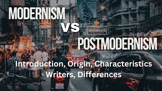 Modernism and Postmodernism in Literature Characteristics BS English [upl. by Eremihc]