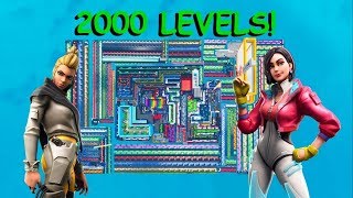 2000 LEVEL DEFAULT DEATHRUN Fortnite Creative Mode Code [upl. by Bez]