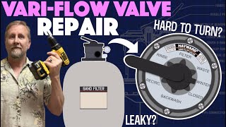 How to REPAIR and Service your HAYWARD VariFlow Valve [upl. by Haissem]