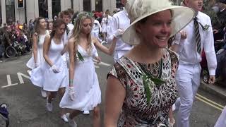 Helston Flora Day 2019 Childrens Dance [upl. by Arayt]