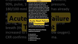 Acute Heart Failure Treatment [upl. by Scharaga]