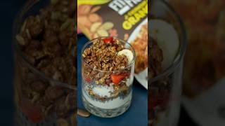 Granola parfait  a quick amp healthy breakfast option healthy baker healthybreakfast granola [upl. by Dammahum]