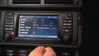 BMW 5 Series E39 169 Screen MK4  Software Update [upl. by Mall]