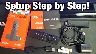 Fire TV Stick 4K How to Setup Step by Step  Tips [upl. by Anirbus521]