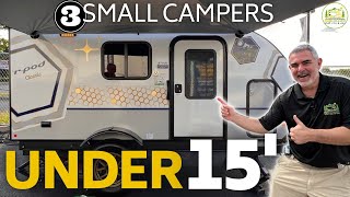 3 Small Camper Trailers Under 15  2024 Models [upl. by Natiha]