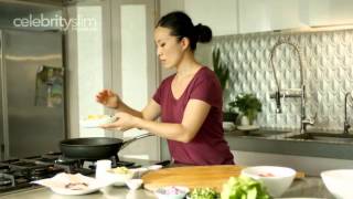 How to make Crispy Salmon amp Guacamole Scoops with Poh  Celebrity Slim [upl. by Engle]