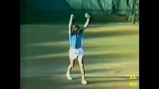 Ilie Nastase v Arthur Ashe US Open 1972 Final [upl. by Eislrahc878]