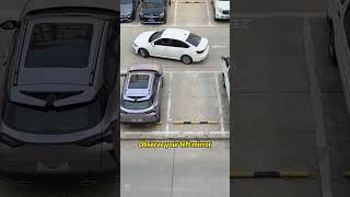 Reversing into a parking spacedriving skills tips knowledge fpy [upl. by Lirpa]