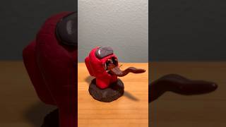 Among Usrealisticimposter amongus clay art sculpture viralvideo sculpture videogames [upl. by Lyred]