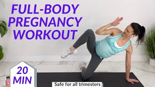 Full Body Pregnancy Workout  Pregnancy Cardio  Pregnancy Exercises [upl. by Okia559]