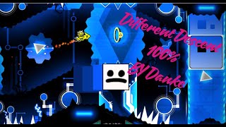 Different Descent 100 Demon by Danke amp More  Geometry Dash 22 [upl. by Qiratla]