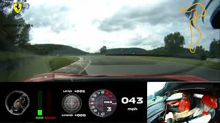 Corso Pilota  Ferrari 296GTB  Racetrack Training in Mont Tremblant Canada [upl. by Nosnehpets]