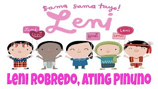 Leni Robredo Ating Pinuno Lyrics  Official Performance Video [upl. by Luci802]