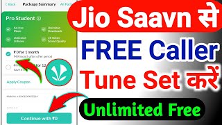 Jio Saavn Free Caller Tune Kaise Lagaye 2023  Jio Tune Set Kaise Kare  Caller Tune Kaise Lagaye [upl. by Ahsik]