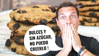 GALLETAS de AVENA CRUJIENTES 💥 Postre Sin AZÚCAR 💪 Receta Macrobiótica  Vegano Fácil y Rápido [upl. by Bathsheeb]