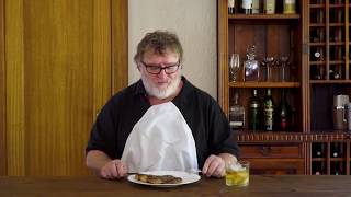 Gabe Newell Eats a Steak [upl. by Delaine]